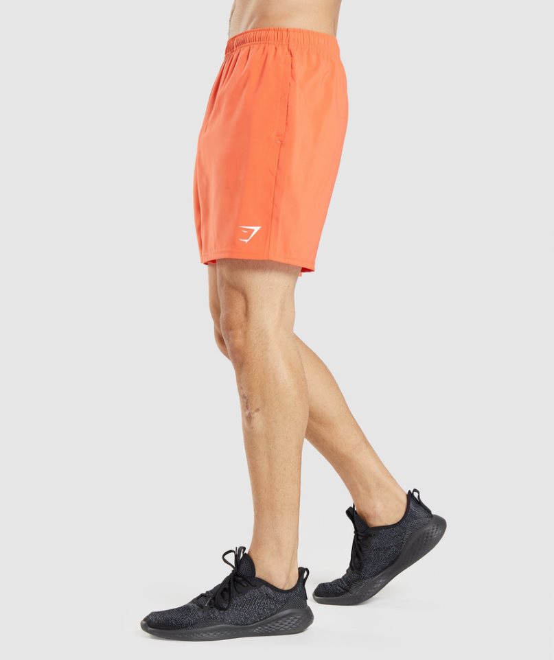 Men's Gymshark Arrival Shorts Orange | CA DN710A